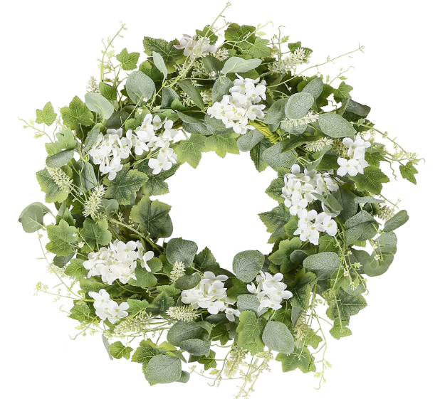 floral grapevine wreath