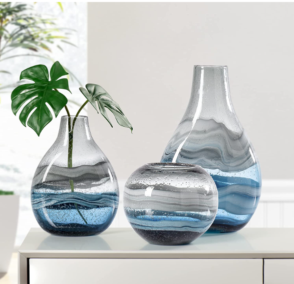 large glass vase