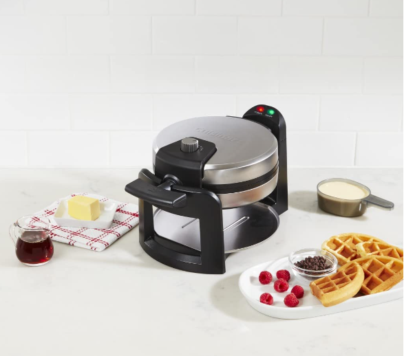 cast iron waffle maker